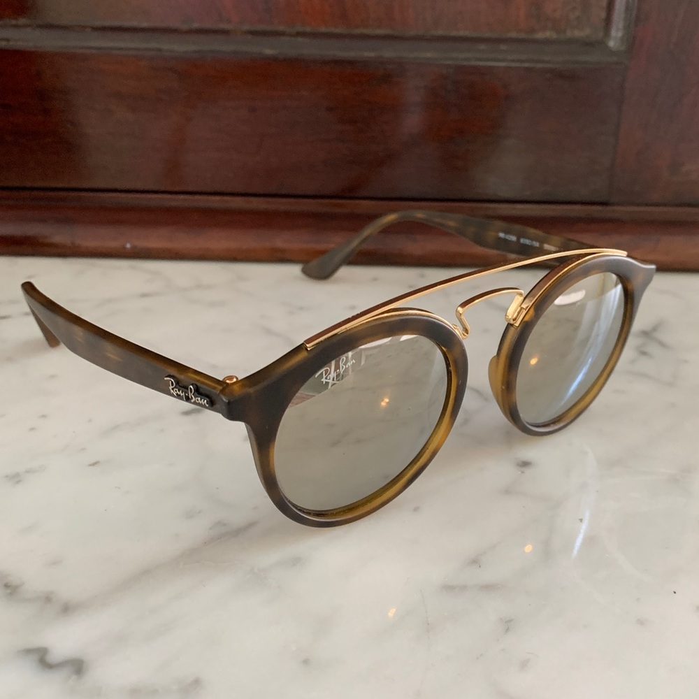 Ray-Ban Gatbsy Mirrored Glasses - Picture 2 of 3